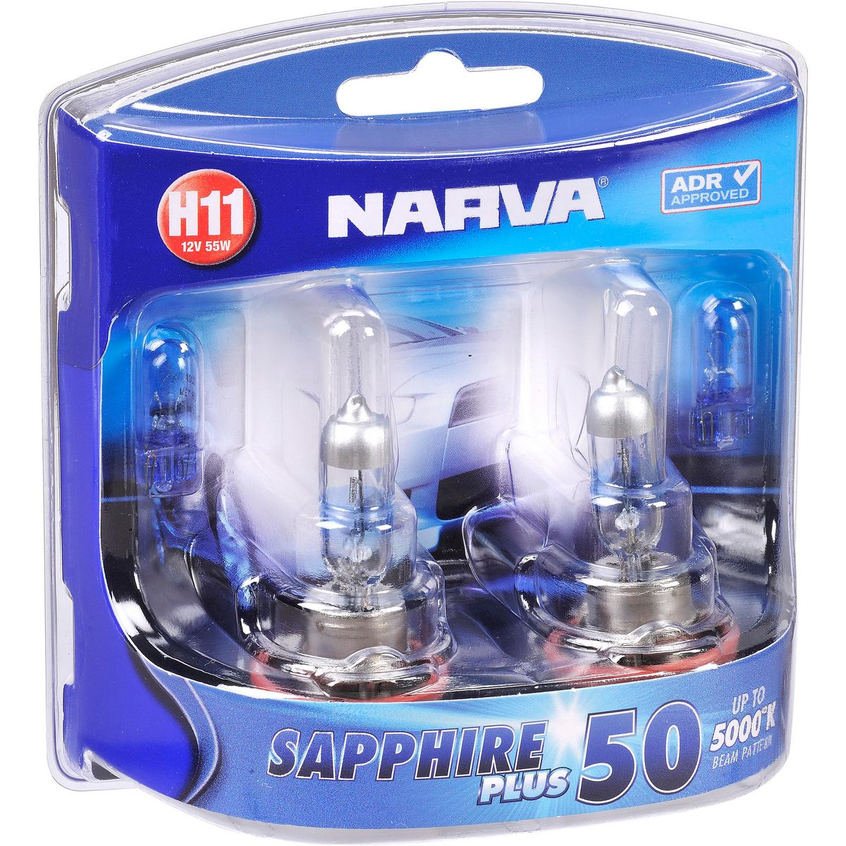 Narva H11 12V 55W Sapphire Plus 50 Globe - 48528BL2