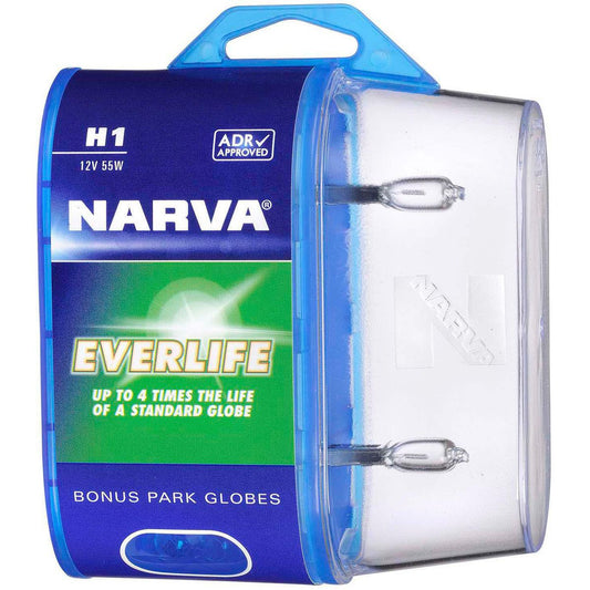 Narva 12V 55W H1 Everlife - 2 Pce - 48322BL2