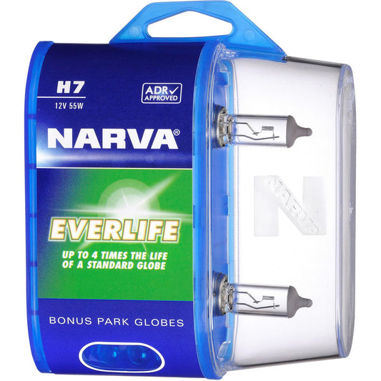Narva 12V 55W H7 Everlife 2 Pce - 48329BL2