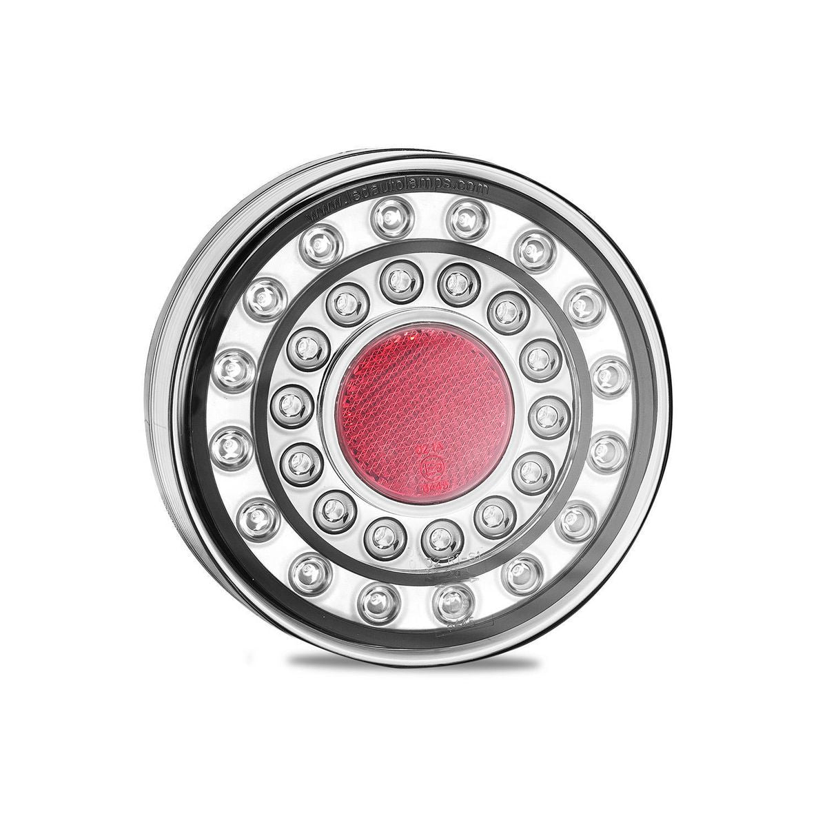 LED Autolamps 12/24V LED Reverse/Reflector Light Bolt Mount - MAXILAMP1XCWE