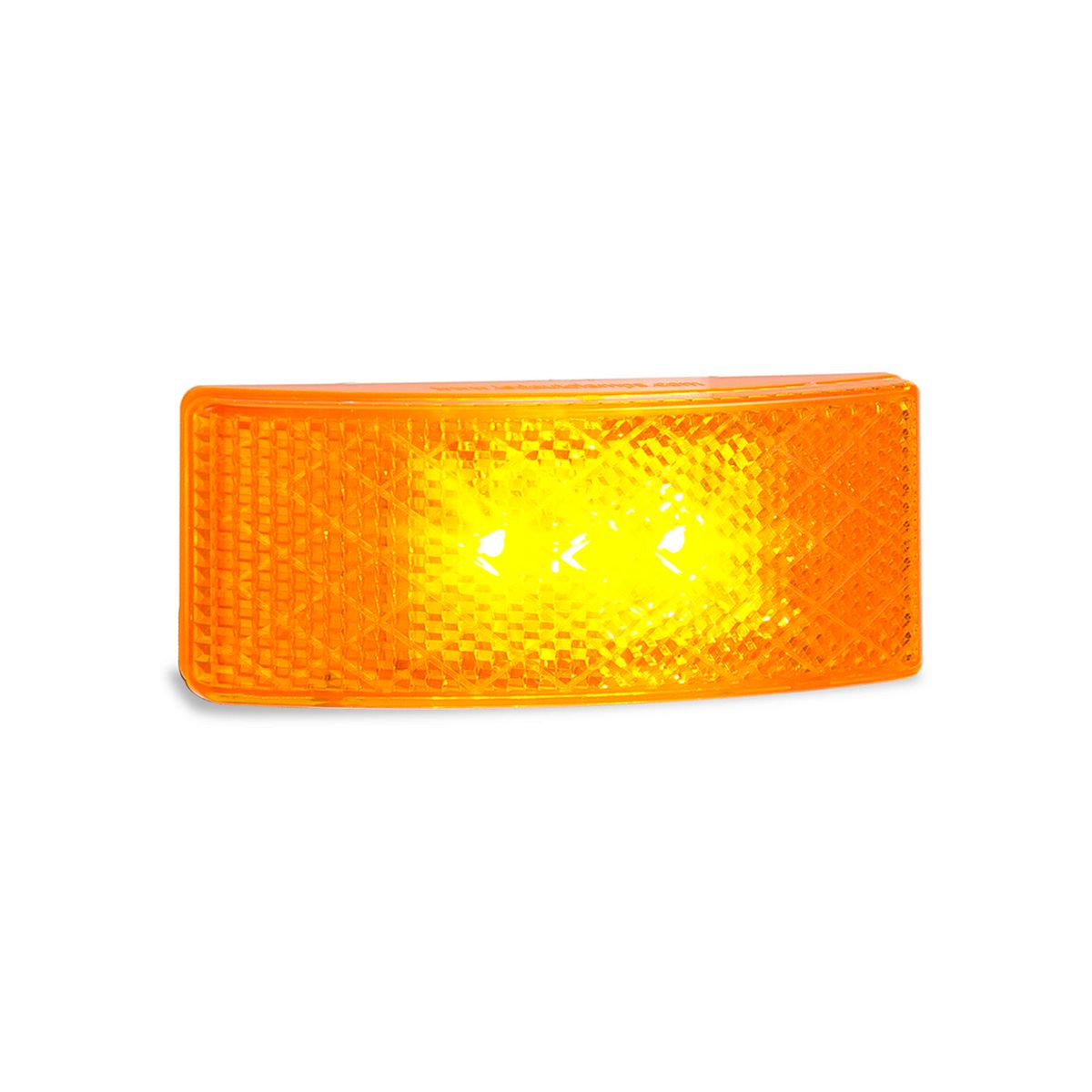 LED Autolamps 12/24V Amber Side Marker With Built In Reflector - EU38AMHDB