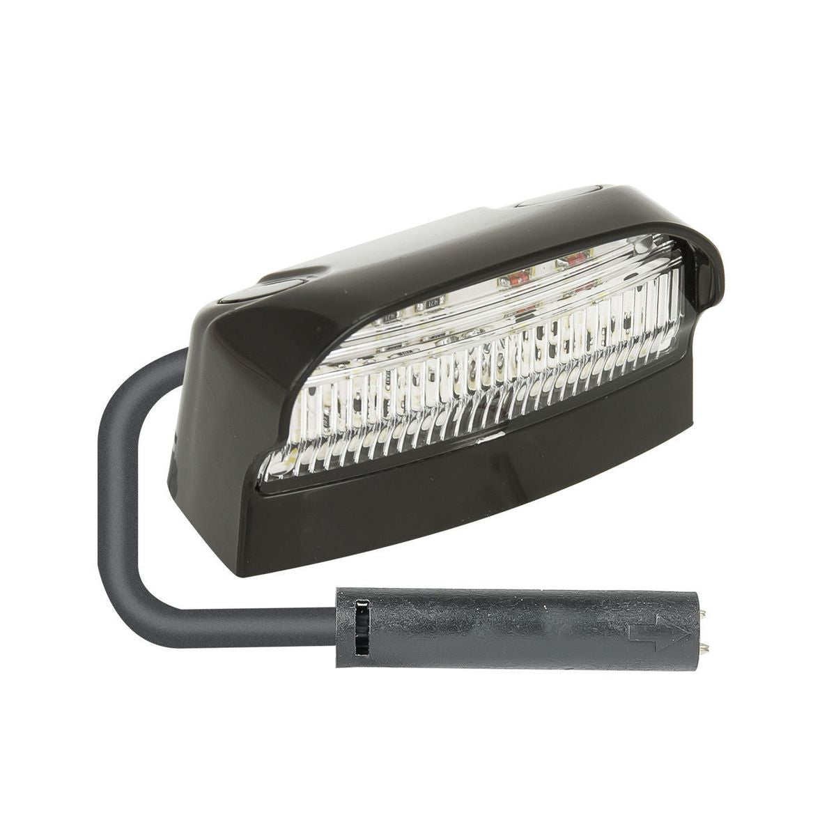 LED Autolamps 12/24V LED Licence Plate Light With 2 Pin Plug - 41BLMCSB