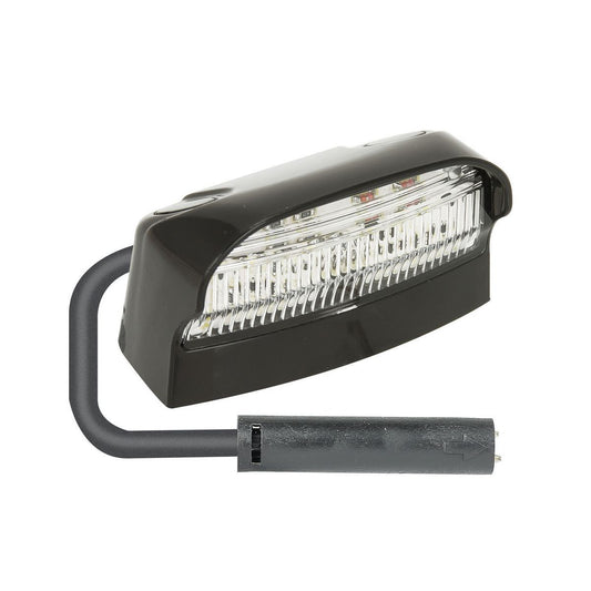 LED Autolamps 12/24V LED Licence Plate Light With 2 Pin Plug - 41BLMCSB