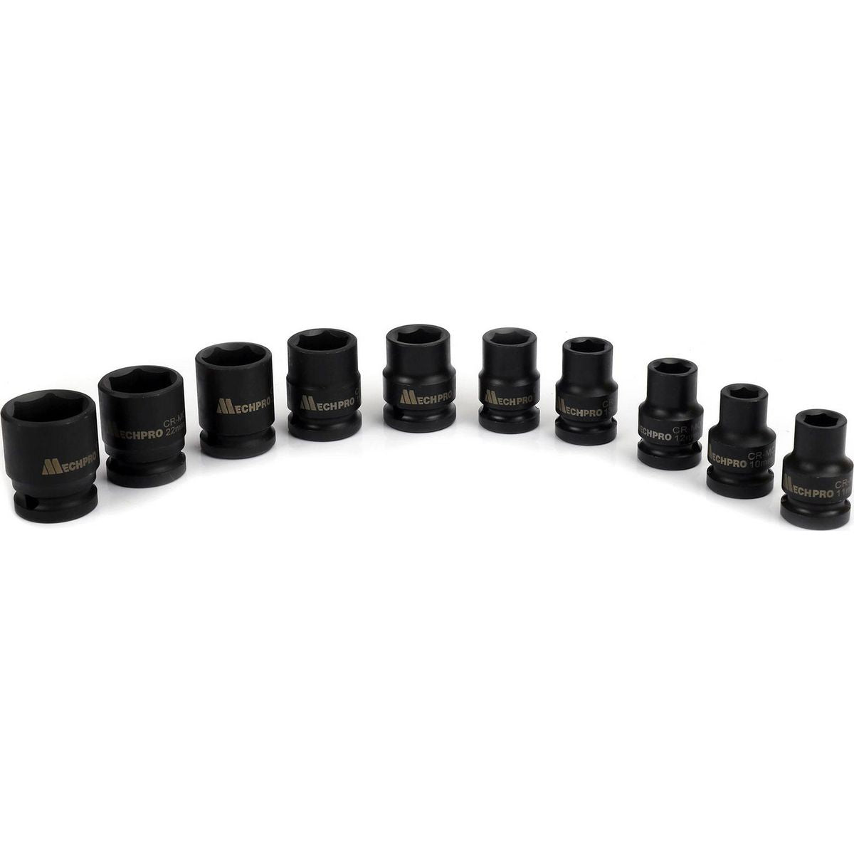 Mechpro Blue Impact Socket Set Metric 1/2In Drive 10pc - MPBSK138K