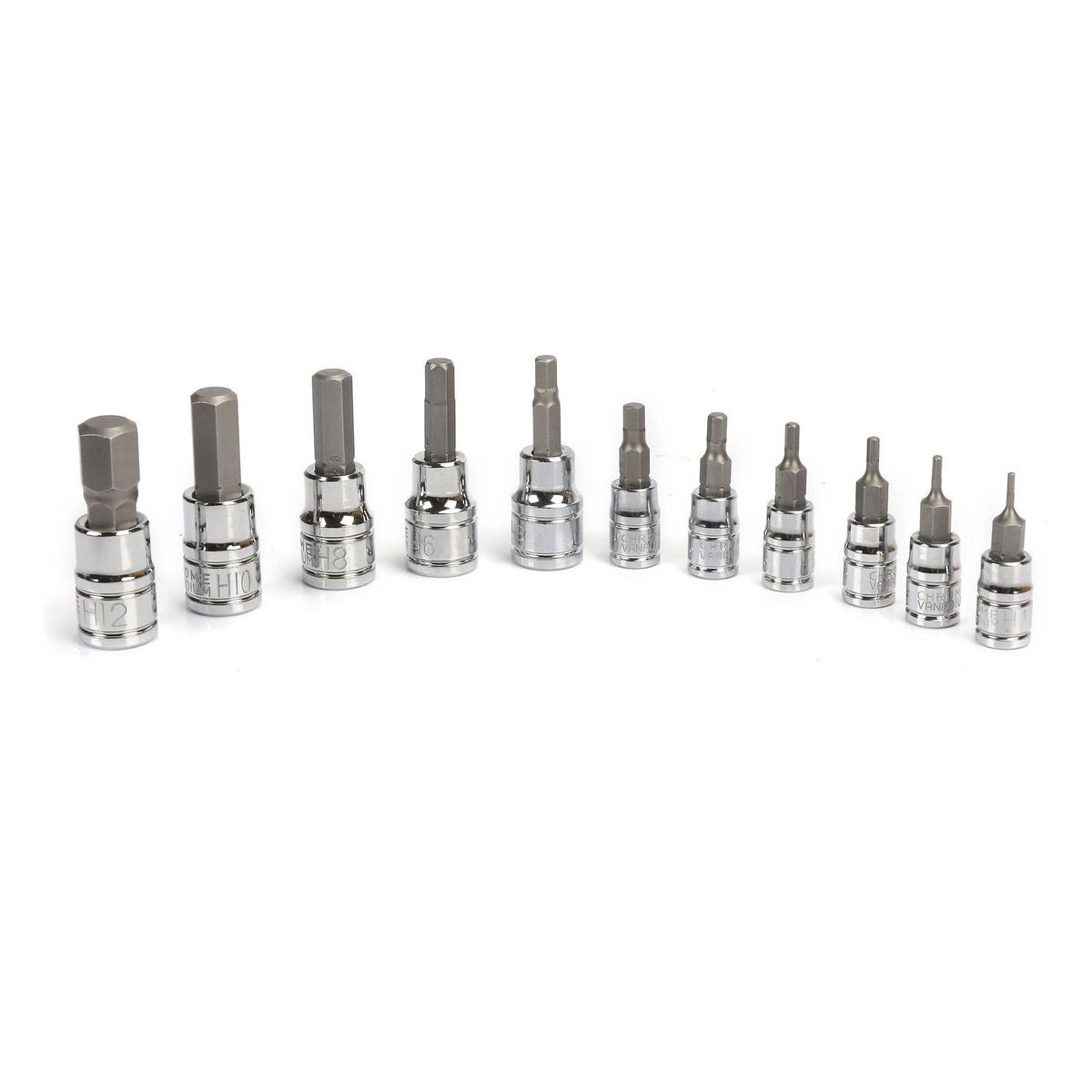 Mechpro Blue Socket Rail Hex Set 11pc - MPBSK140K