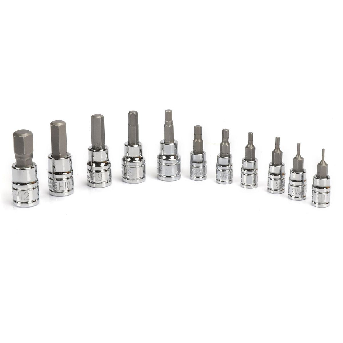 Mechpro Blue Socket Rail Hex Set 11pc - MPBSK140K