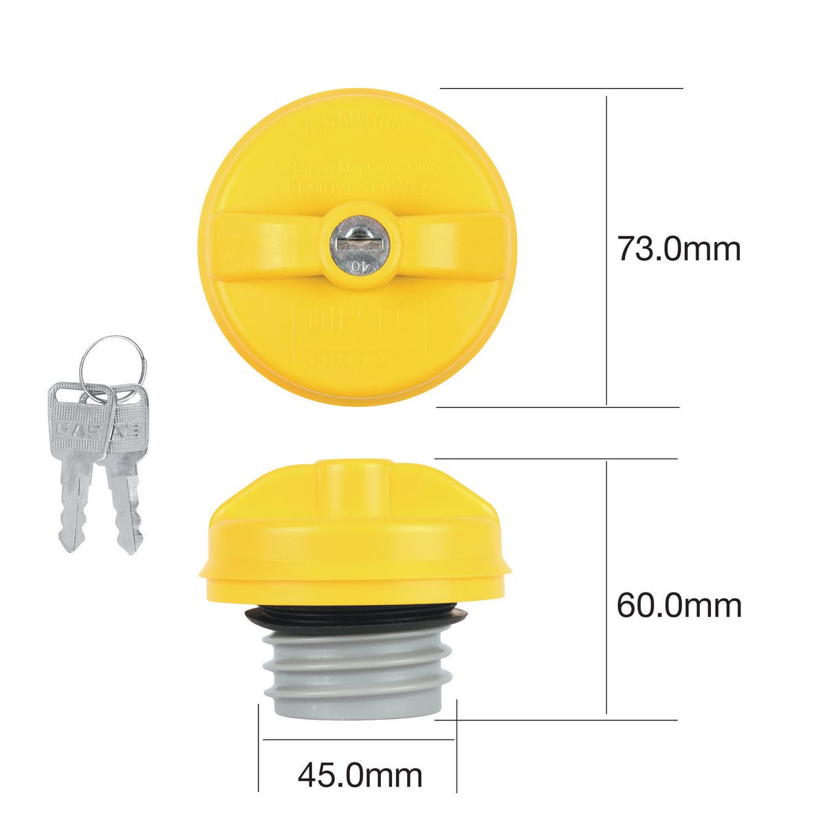 Tridon Locking Fuel Cap - TFL244D