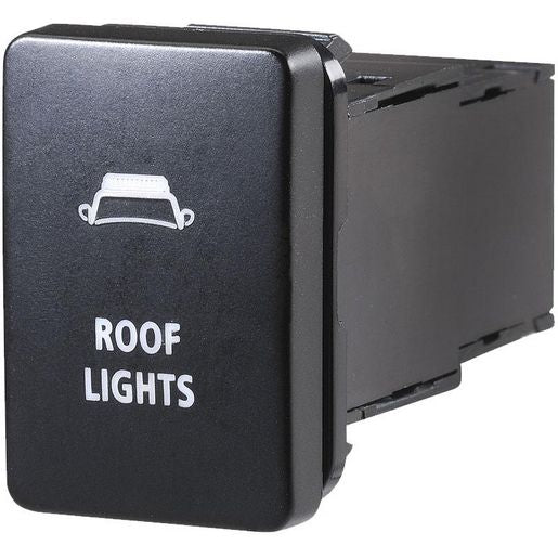 Narva Toyota OE Style Switch Off/On SPDT 12V Blue LED Illuminated Roof Lights Symbol - 63308BL