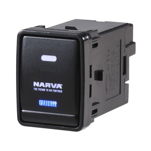 Narva Nissan OE Style Switch Off/On SPDT 12V Blue LED - 63384BL