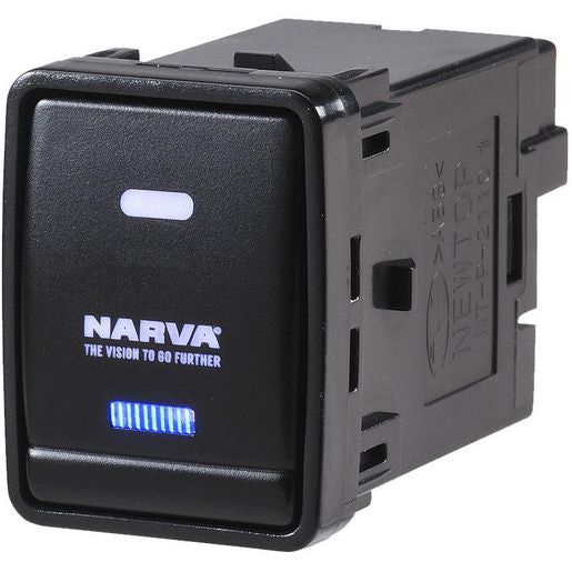 Narva Nissan OE Style Switch Off/On SPDT 12V Blue LED - 63384BL