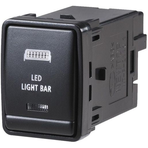 Narva Nissan OE Style Switch Off/On SPDT 12V Blue LED Illuminated LED Light Bar - 63386BL