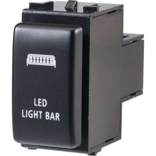 Narva Nissan OE Style Switch Off/On SPDT 12V Blue LED Illuminated LED Light Bar Symbol - 63374BL