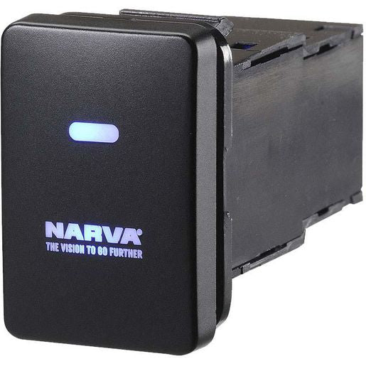 Narva Toyota OE Style Switch Off/On SPDT 12V Blue LED - 63300BL
