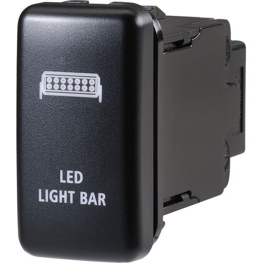 Narva Toyota OE Style Switch Off/On SPDT 12V Blue LED Illuminated LED Light Bar Symbol - 63314BL