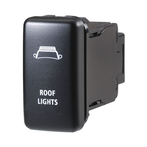 Narva Toyota OE Style Switch Off/On SPDT 12V Blue LED Illuminated Roof Lights Symbol - 63320BL