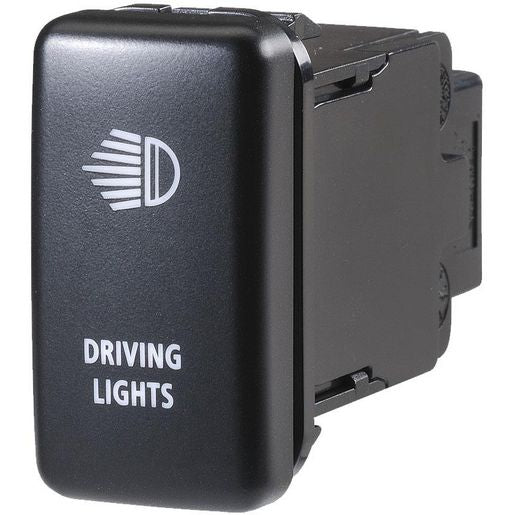 Narva Toyota OE Style Switch Off/On SPDT 12V Blue LED Illuminated Driving Lights Symbol - 63316BL
