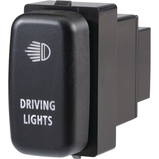 Narva Mitsubishi OE Style Switch Off/On SPDT 12V Blue LED Illuminated Driving Lights Symbol - 63364BL