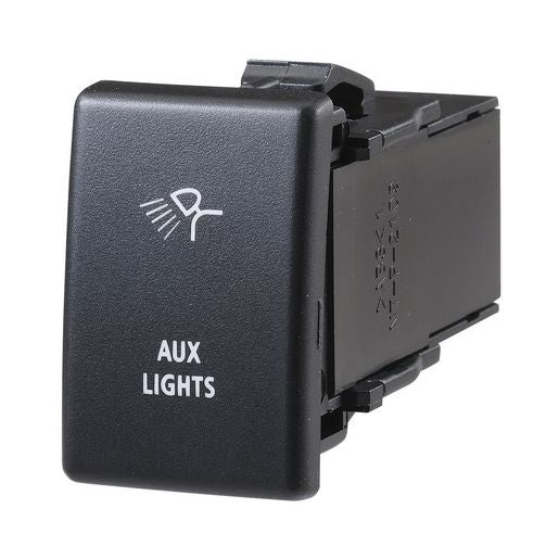 Narva Holden OE Style Switch Off/On SPDT 12V Blue LED Illuminated Aux Lights Symbol - 63342BL