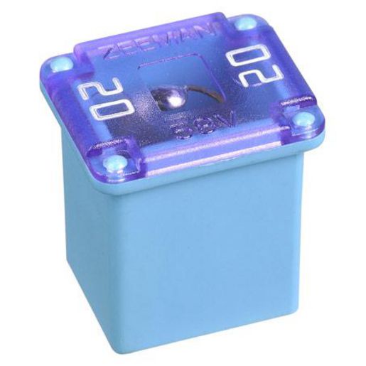 Narva LJC Mini Fusible Link 20A Blue Single Blister Pack - 51020BL