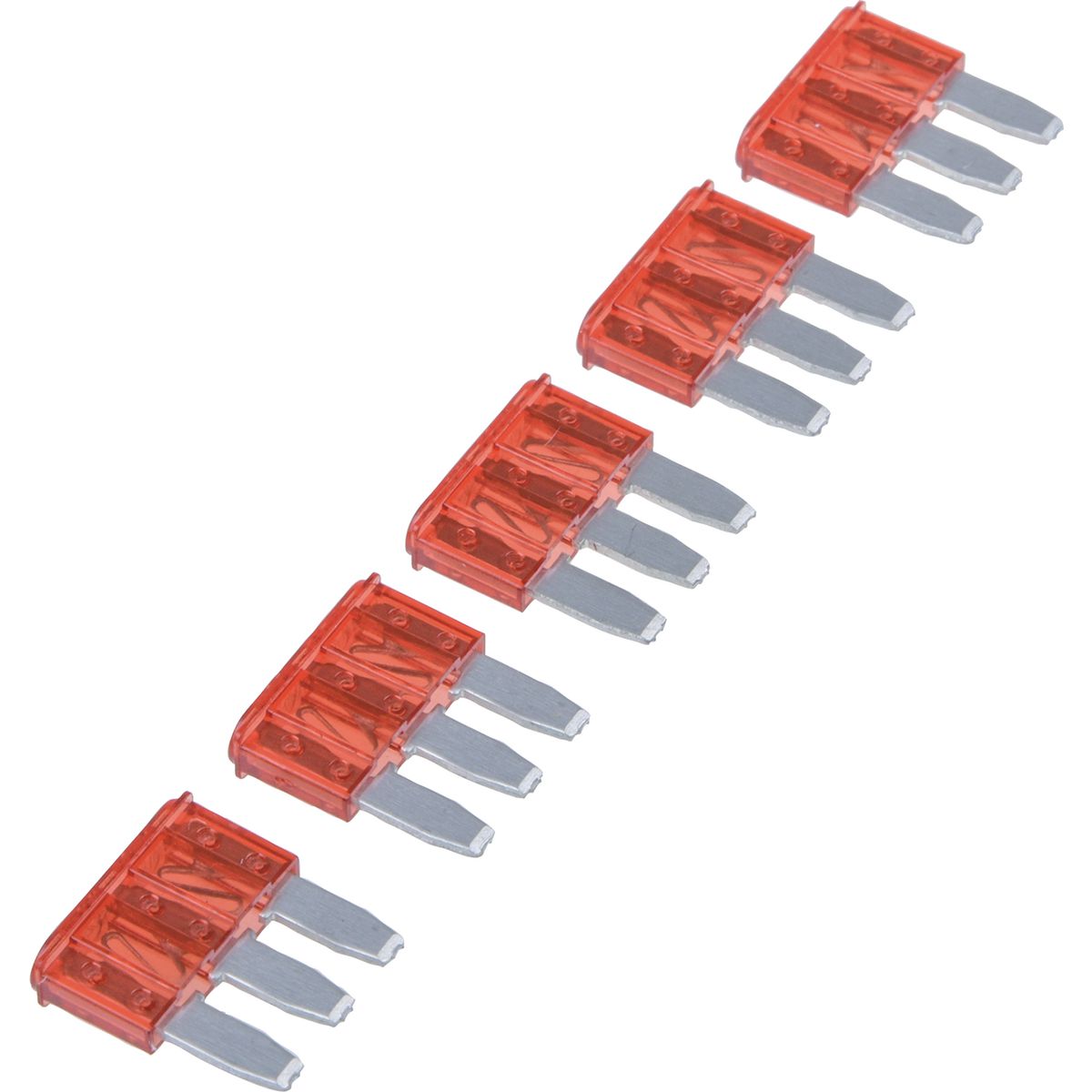 Narva Micro 3 Blade Fuse 10A Red 5 Pack - 51210BL