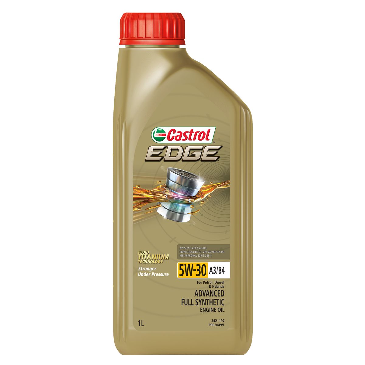 Castrol EDGE Synthetic 5W30 Engine Oil A3/B4 1L - 3421197