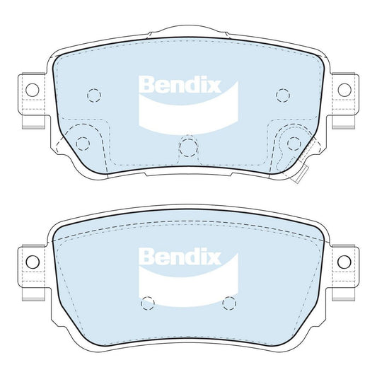 Bendix 4WD Brake Pads Set Rear - DB2357-4WD