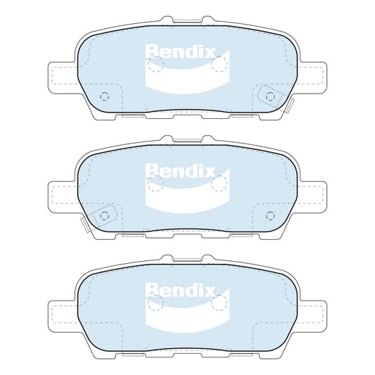 Bendix 4WD Brake Pads Set Rear - DB1509-4WD