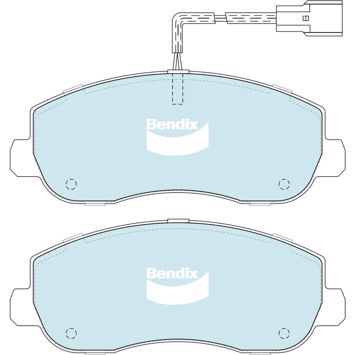 Bendix Heavy Duty Brake Pads Set - DB2476HD