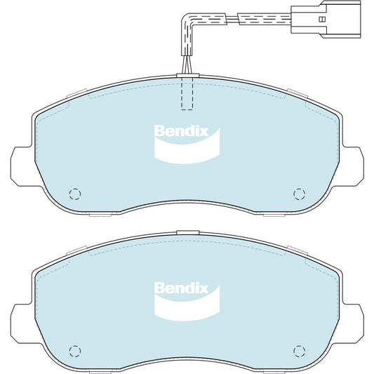 Bendix Heavy Duty Brake Pads Set - DB2476HD