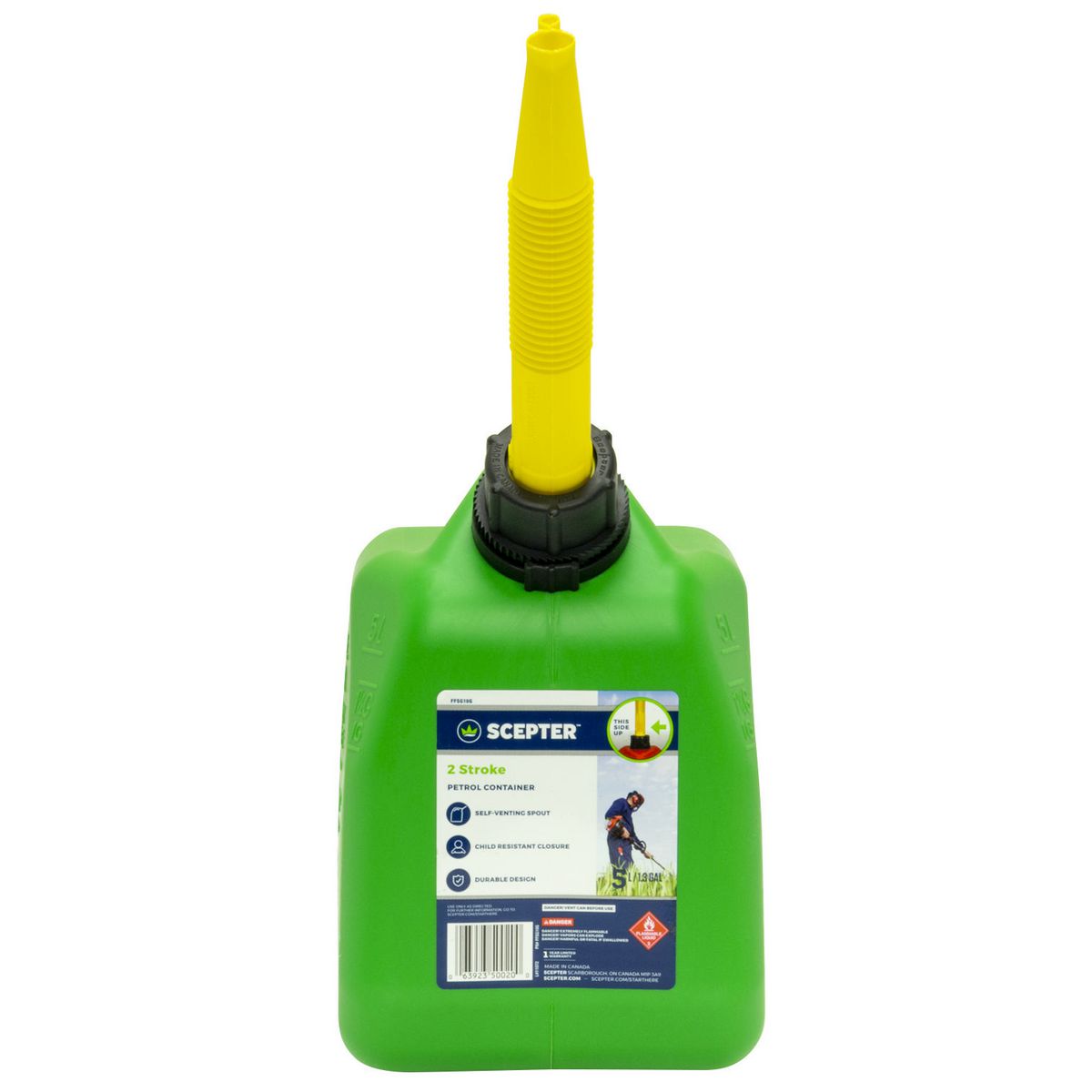 Scepter Jerry Can Green 05L 2 Stroke - FFSG10G