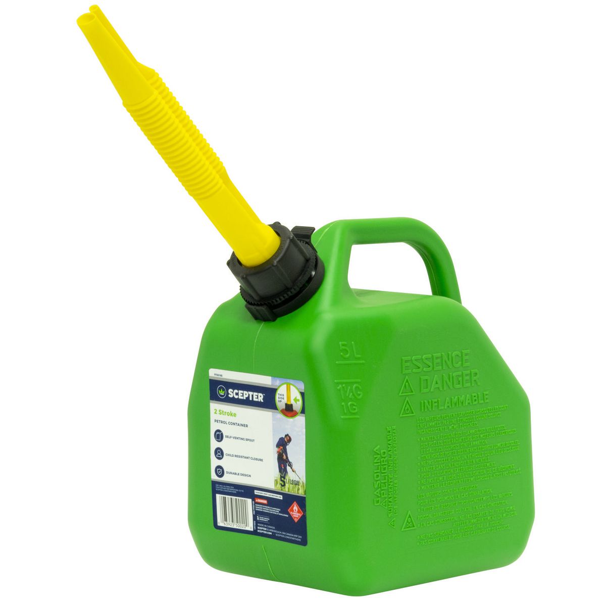 Scepter Jerry Can Green 05L 2 Stroke - FFSG10G