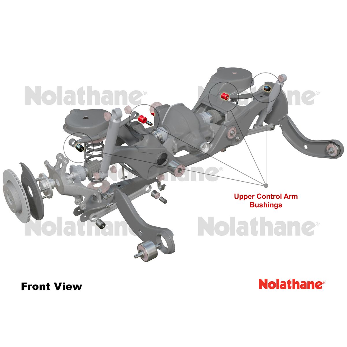 Nolathane Rear Upper Control Arm Bushing Kit - 46678