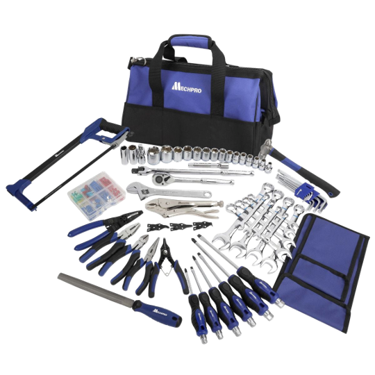 Mechpro Blue 179 Piece Adventure Tool Kit - MP223KCRV