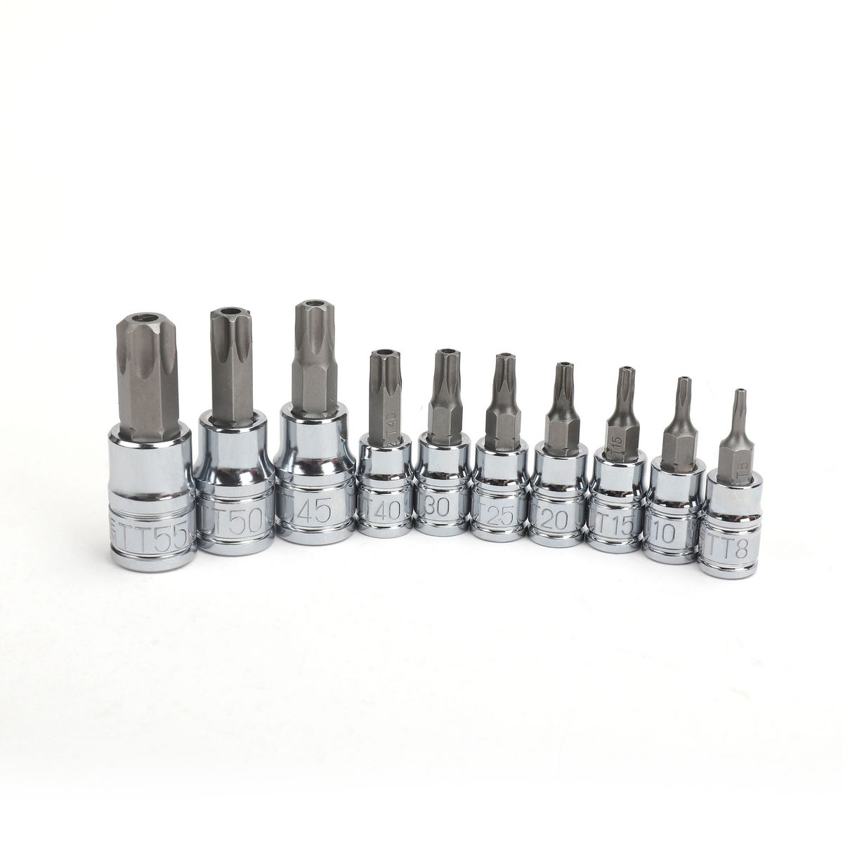 Mechpro Blue Tamperproof Torx Socket Set 1/4In, 3/8In & 1/2In 10pc - MPBSK149K