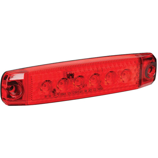 Narva LED Rear Outline Marker Red 9-33V - 91008BL