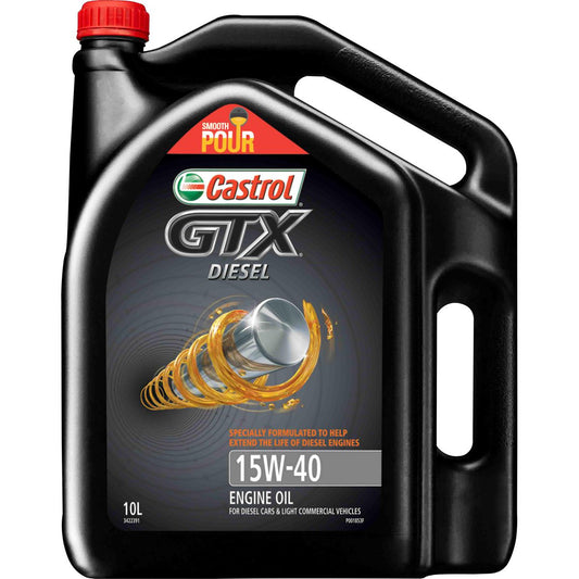 Castrol GTX Diesel 15W-40 Engine Oil 10L - 3422391