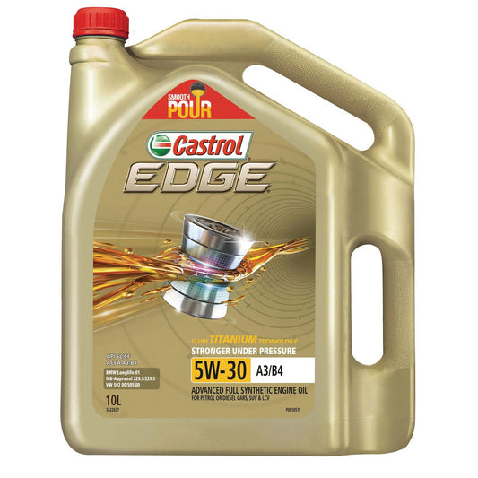 Castrol Edge Synthetic 5W-30 A3/B4 Engine Oil 10L - 3383426