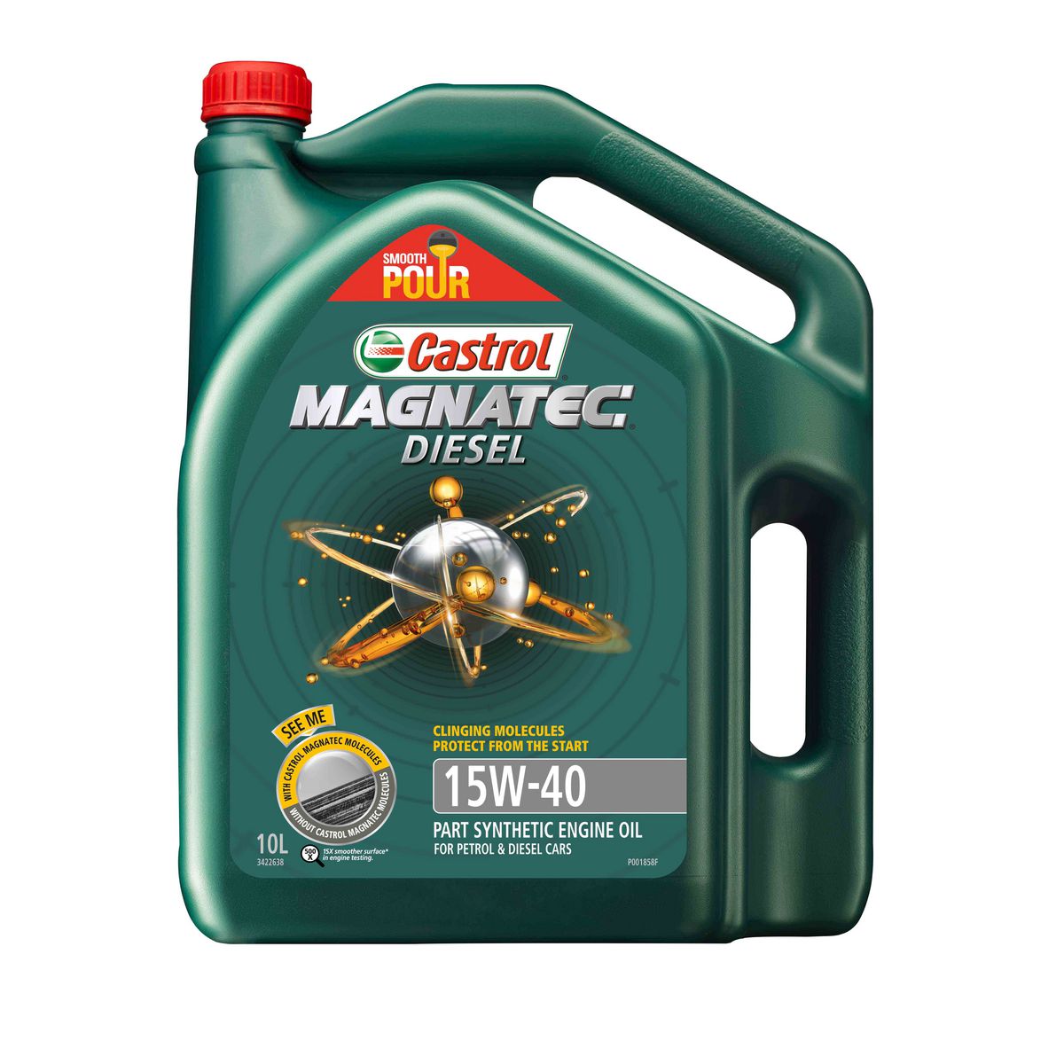 Castrol Magnatec Diesel 15W40 Engine Oil 10L - 3422638