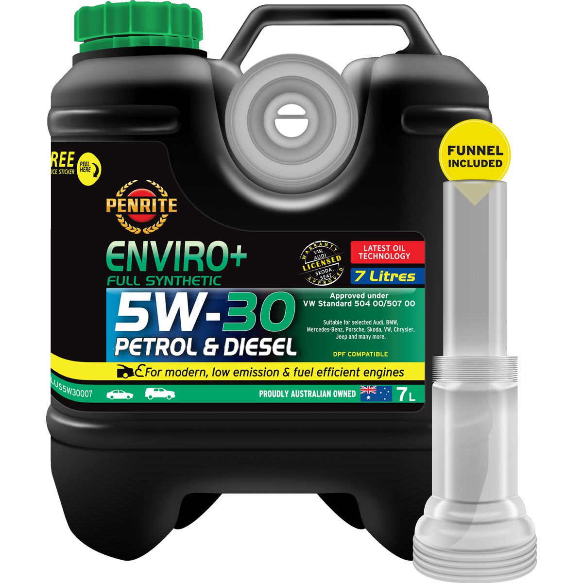 Penrite Enviro+ 5W-30 Engine Oil 7L - EPLUS5W30007