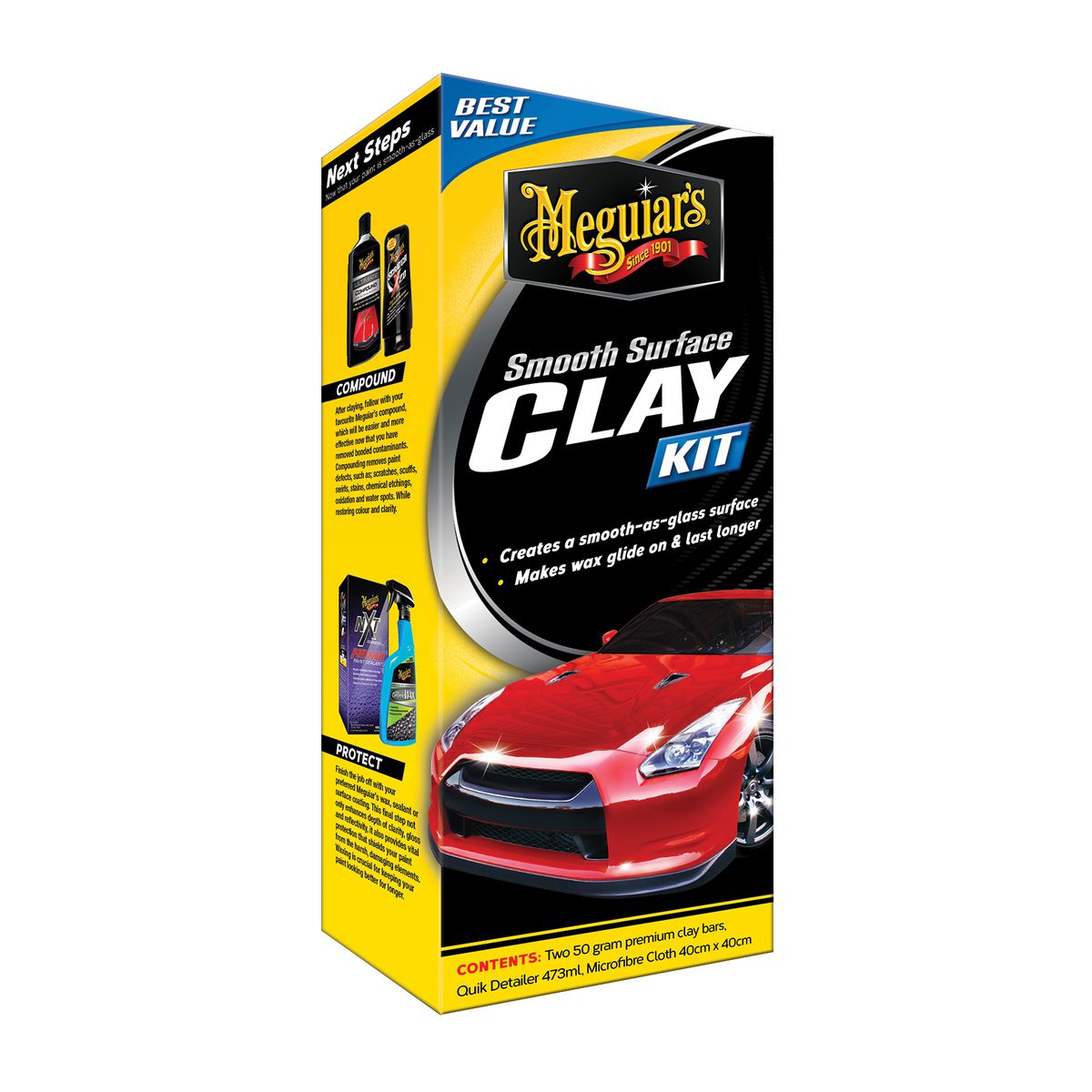 Meguiar's Smooth Surface Clay Kit - G1120