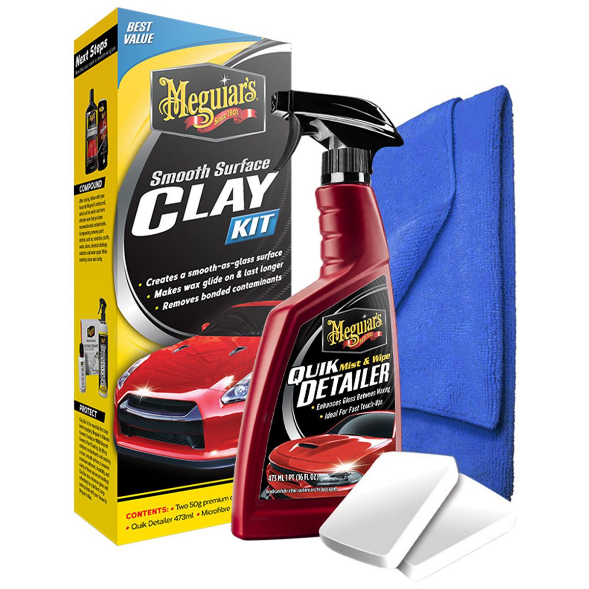 Meguiar's Smooth Surface Clay Kit - G1120