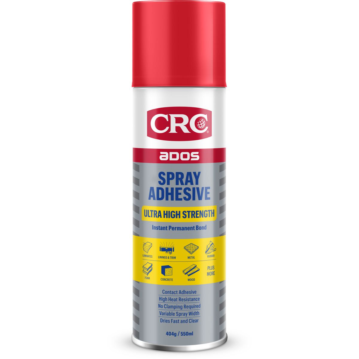 CRC Ados Ultra High Strength Spray Adhesive 550ml - 8180
