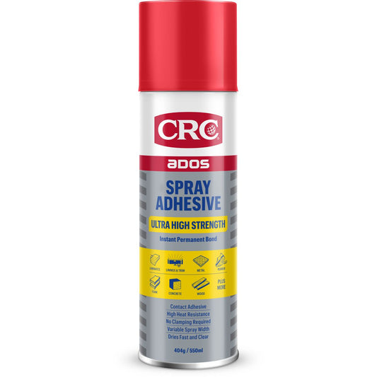 CRC Ados Ultra High Strength Spray Adhesive 550ml - 8180