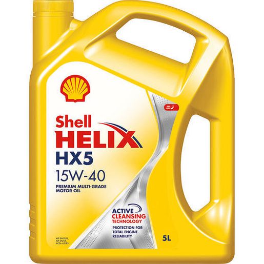 Shell Helix HX5 15W-40 Engine Oil SN + 5L - 310278126