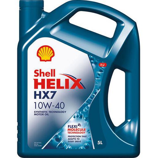 Shell Helix HX7 10W-40 Engine Oil SN+ 5L - 310278135