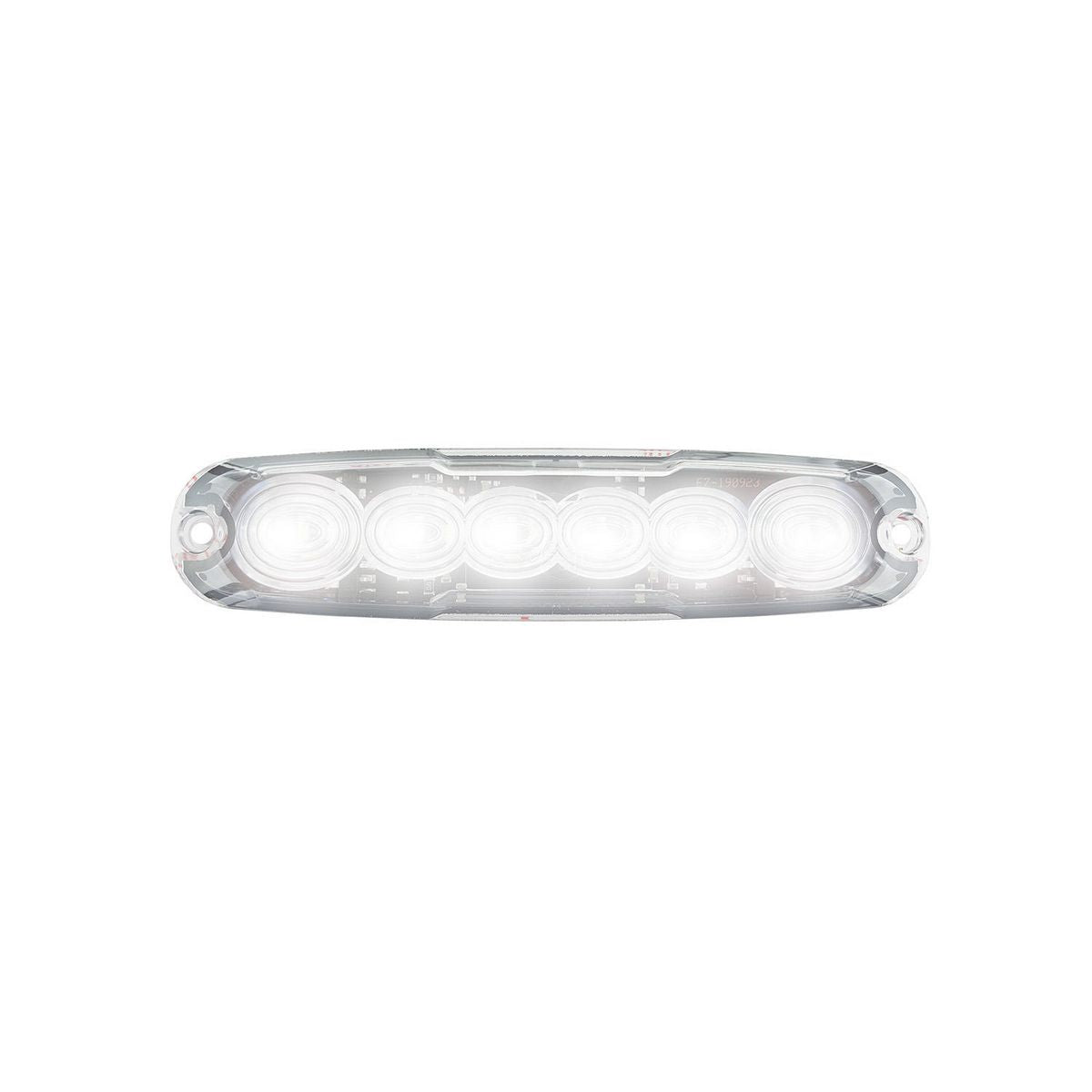 LED Autolamps 12/24V LED Reverse Lamp Screw Surface Mount Blister Pack - 12WM-2