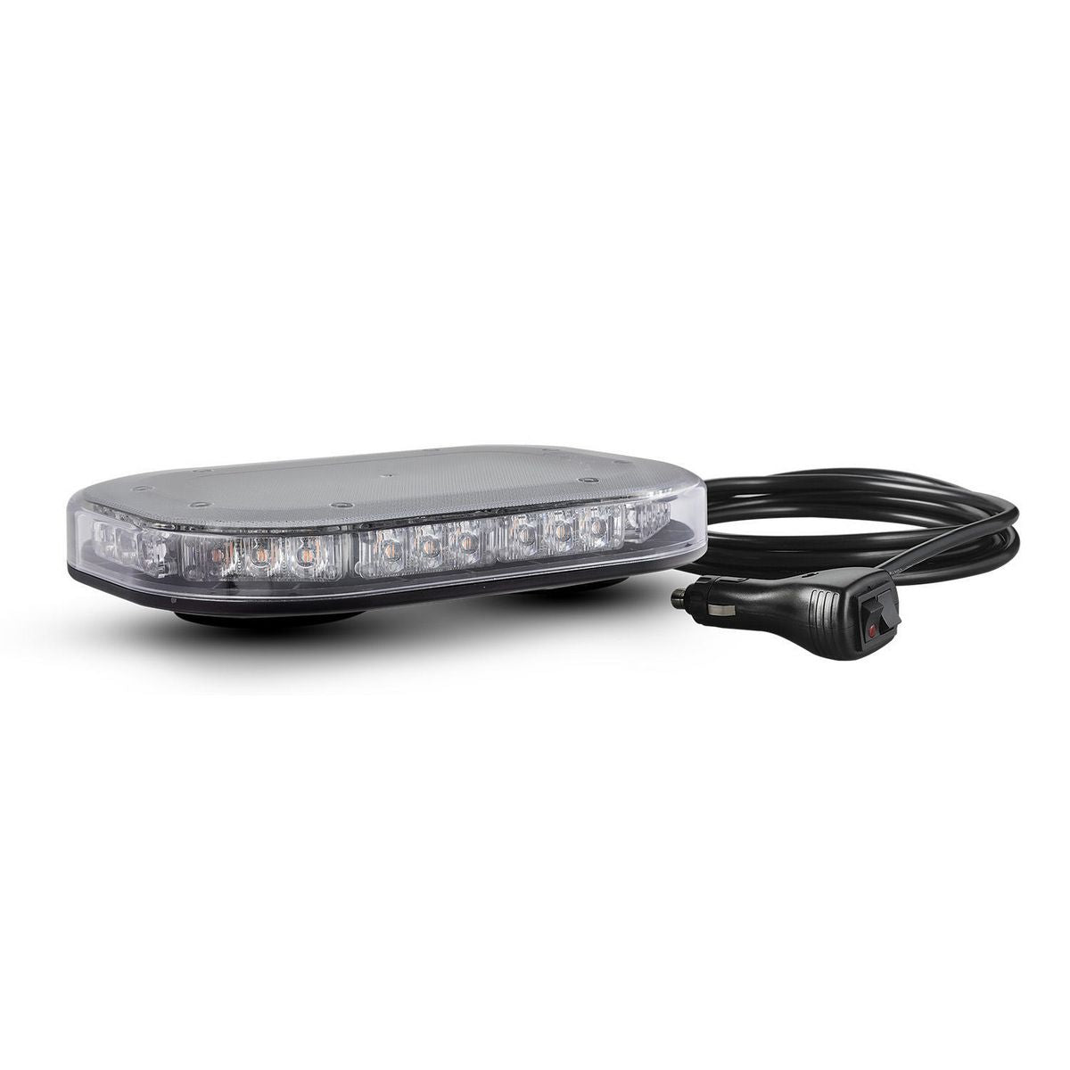 LED Autolamps 12/24V Amber Emergency Mini Light Bar 18 Selectable Flash Patterns Magnetic Mount - LB246ACMM