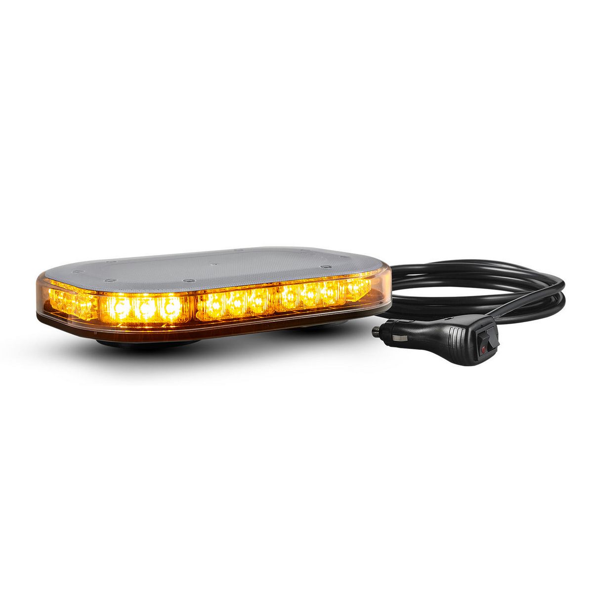 LED Autolamps 12/24V Amber Emergency Mini Light Bar 18 Selectable Flash Patterns Magnetic Mount - LB246ACMM