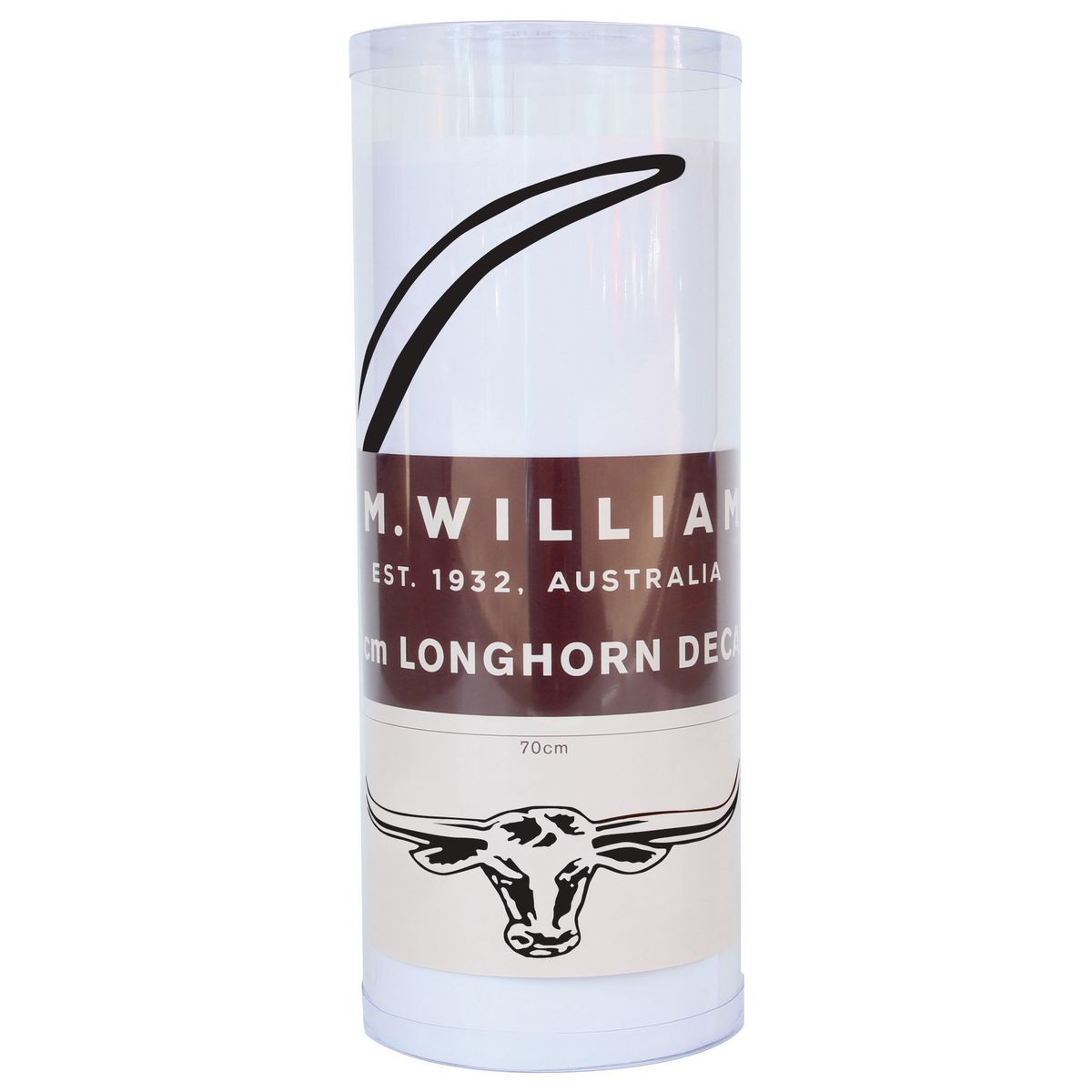 R. M. Williams Longhorn Decal 70cm Sticker Black - STRMWCBLK