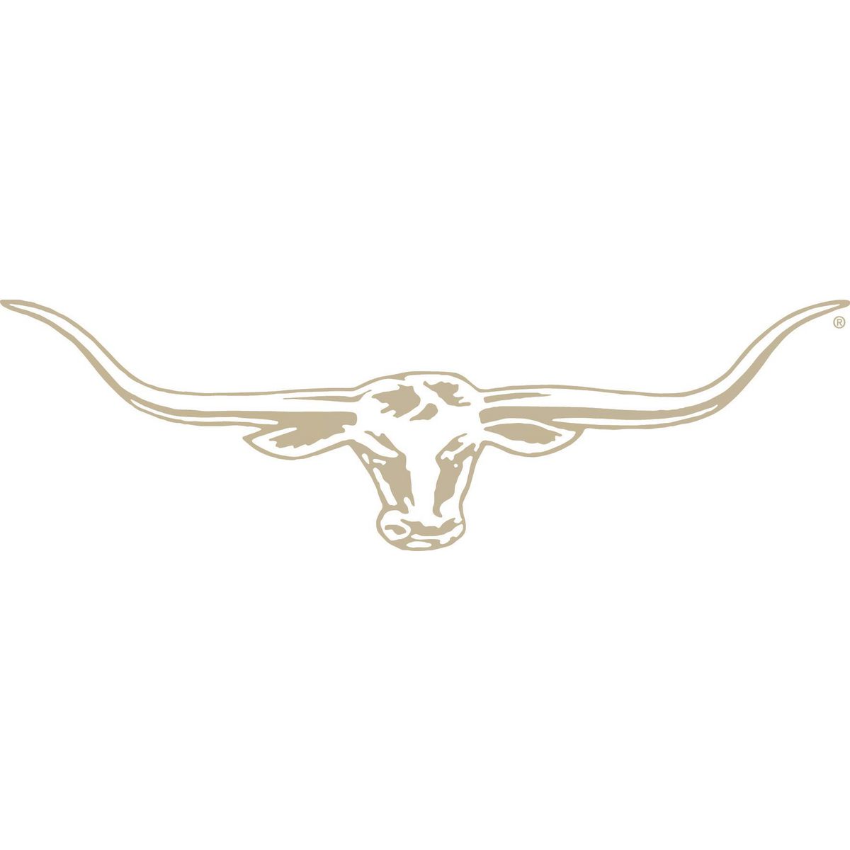 R. M. Williams Longhorn Decal 70cm Sticker White - STRMWCWHT
